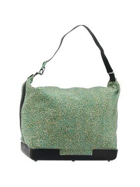 Authentic BOTTEGA VENETA Shoulder Bag Nylon Green